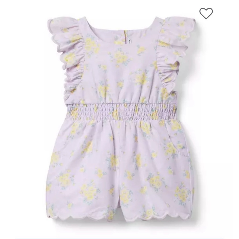 Janie and Jack Lavender Floral Dress